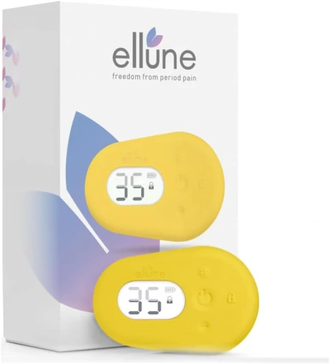 Ellune- Soulage les règles douloureuses et les douleurs liées à l’endométriose- Batterie performante longue durée- Écran intuitif- Recommandé par les experts médicaux- Jaune ensolleillé