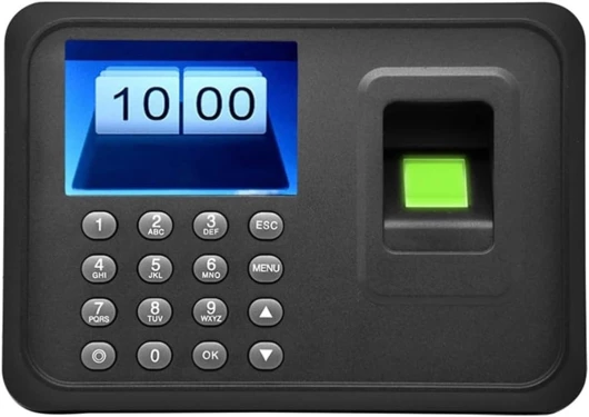 Machine biométrique de présence d'empreintes digitales USB, écran LCD TFT 2.4 Pouces, Logiciel Gratuit, Mot de Passe, Lecteur d'enregistrement for Les employés,Calculs PréCis